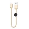 Кабель HOCO X35 USB-lightning 2.4А 0.25м Gold оптом