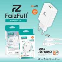 (МСК) CЗУ + кабель lightning FC116 20W QC3.0 R53436