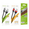 Кабель USB - microUSB BOROFONE BX28 1m силиконовый Grey оптом