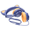 Наушники полноразмерные HOCO W36 Cat ear headphones with mic Голубой оптом