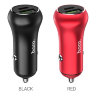 Автомобильное зарядное устройство HOCO Z38 Resolute, USB+USB-C, 20 Вт, черный 6931474733054 (МСК) оптом