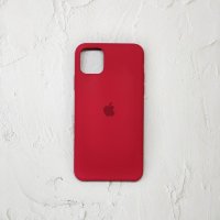 Silicone Case iPhone 12 Pro Max (6.7) малиновый Накладка силиконовая под оригинал "с логотипом" закрытая 00-00047178 (МСК)