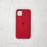 Silicone Case iPhone 12 Pro Max (6.7) малиновый Накладка силиконовая под оригинал "с логотипом" закрытая 00-00047178 (МСК) оптом