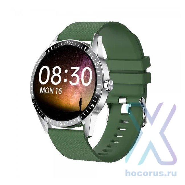 Фитнес - браслет Y20 зеленый+серебро оптом