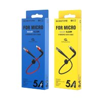 Кабель USB - microUSB BOROFONE BX32 0.25 m в оплетке  Black