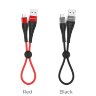 Кабель USB - microUSB BOROFONE BX32 0.25 m в оплетке  Black оптом