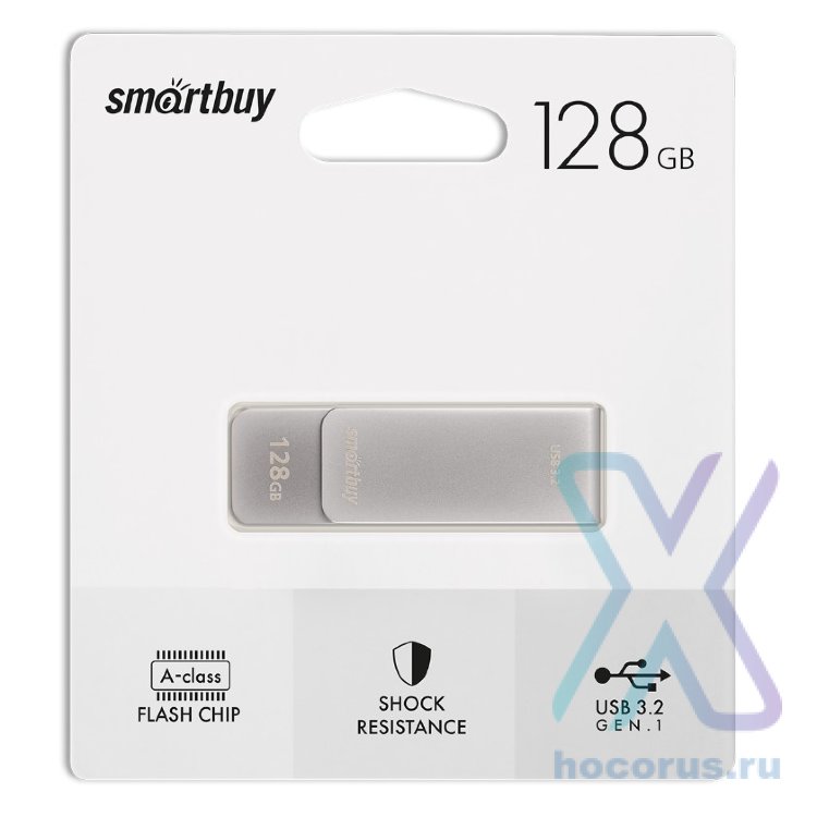 Флеш-накопитель 128 Gb Smartbuy M1 Metal Grey 3.0/3.2 Gen.1 оптом