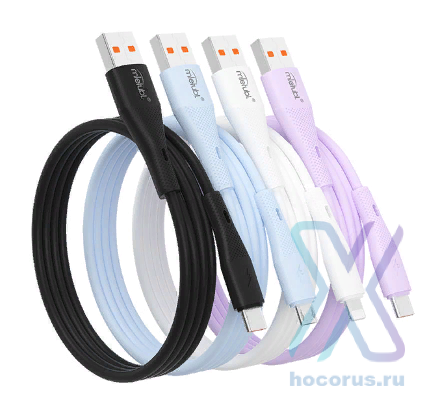 Кабель Mietubl MTB-DCUTF08 USB-Type-C 3A 1м Silicone Blue оптом