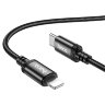 Кабель USB-C HOCO X89 Wind, Type-C - Lightning, 20W, 1 м, черный 6931474784308 не собраны(МСК) оптом