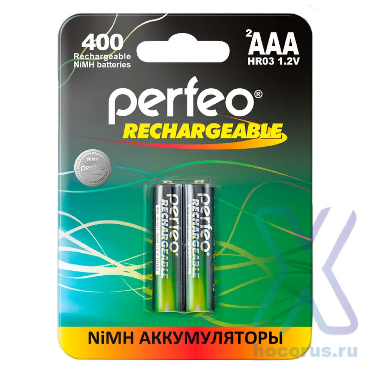 Аккумулятор Perfeo R03 400 mAh BL/2 оптом