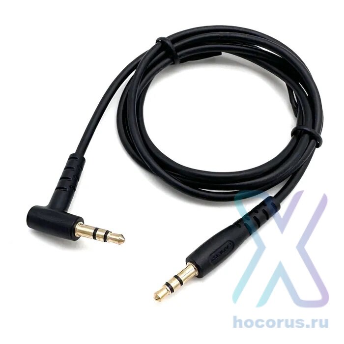 Кабель 3.5 Jack (M) - 3.5 Jack (M) 1 m 237 угловой силикон мет оптом