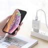 Зарядное устройство HOCO C73A Glorious 2*USB + Кабель USB-Lightning, 2.4A, белый 6931474713056 (МСК) оптом