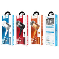Проводные наушники HOCO M54 Pure, Jack 3.5mm, 1.2 м, белый, контроллер с микрофоном 6957531094333 (МСК)