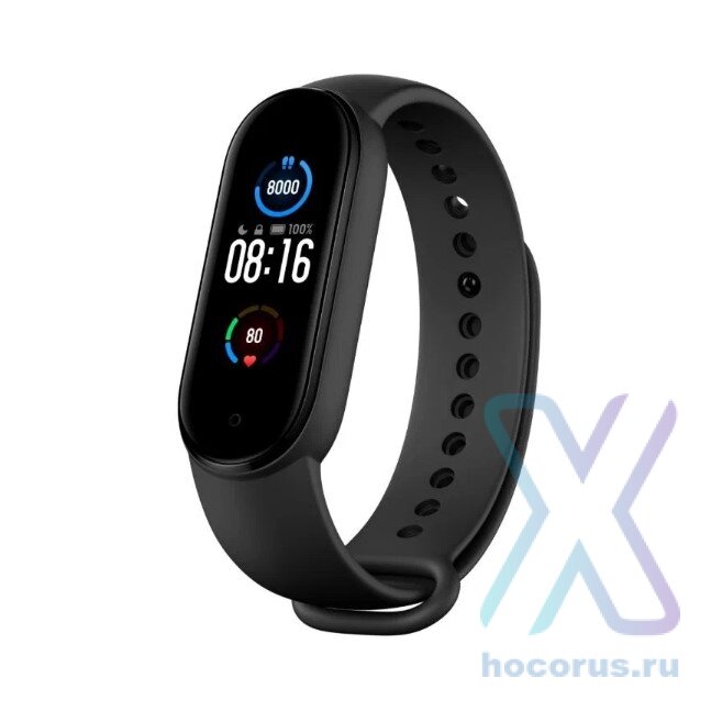Фитнес - браслет аналог Xiaomi mi band 5 HC Black оптом