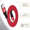 Кабель USB HOCO X38 Cool, USB - Lightning, 2.4А, 1 м, красный 6931474710536 (МСК) оптом