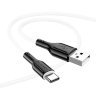 Кабель USB BOROFONE BX63 Charming, USB - Type-C, 3A, 1 м, черный+белый 6974443380729 (МСК) оптом