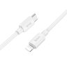 Кабель USB-C HOCO X96 Hyper PD, Type-C - Lightning, 20W, 1 м, белый 6931474799050 (МСК) оптом