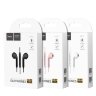 Проводные наушники HOCO M55 Memory, Jack 3.5mm, 1.2 м, черный, контроллер с микрофоном 6957531099949 (МСК) оптом