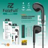 (МСК) Проводные наушники FaizFull FN22 3,5mm HD-Звучание с микрофоном HI-FI Аудио (Силиконовая оплётка) R53457 оптом