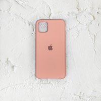 Silicone Case iPhone 12 Pro Max (6.7) розовый Накладка силиконовая под оригинал "с логотипом" закрытая 00-00044733 (МСК)