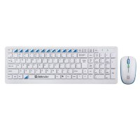 Комплект беспроводной  Defender C-895 White клавиатура+мышь