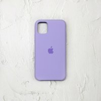 Silicone Case iPhone 12 Pro Max (6.7) светло-фиолетовый Накладка силиконовая под оригинал "с логотипом" закрытая 00-00039748 (МСК)