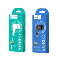Проводные наушники HOCO M58 Amazing, Jack 3.5mm, 1.2 м, черный, контроллер с микрофоном 6931474703781 (МСК)