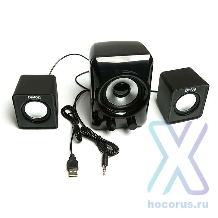 Колонки  Dialog  AC-202UP BLACK 2.1, 11W USB оптом