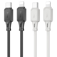 Кабель Type-C HOCO X101 Lightning серый 6942007604024 (МСК)