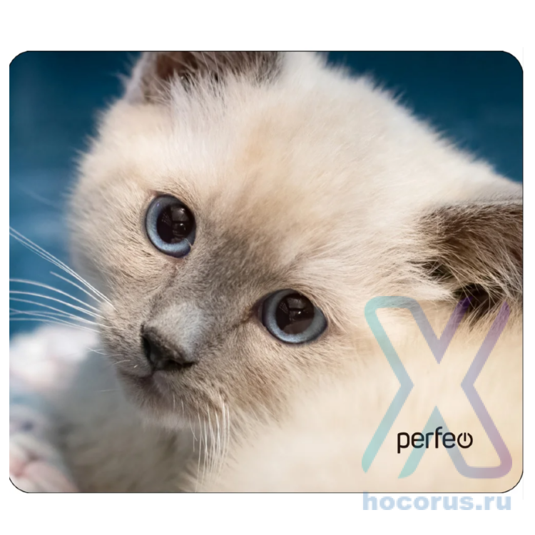Perfeo Коврик для компьютерной мыши "Cat", Рис.18 (240*200*2 мм), ткань+резиновое основание оптом