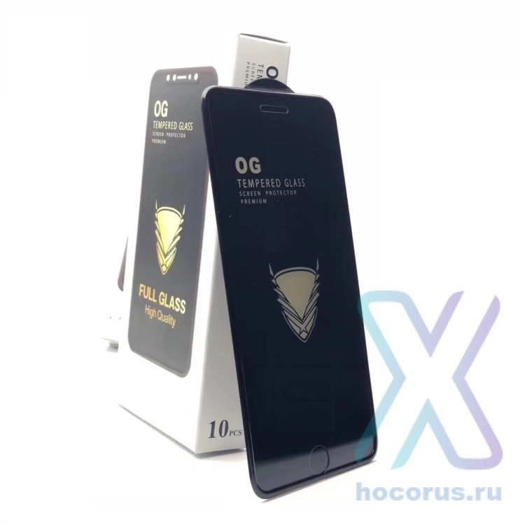 Стекла 10шт. REDMI 9 Aнтиударное Armor Anti-Shock O.G 9H BLACK оптом