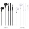 Проводные наушники HOCO M58 Amazing, Jack 3.5mm, 1.2 м, белый, контроллер с микрофоном 6931474703798 (МСК) оптом