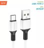 Кабель USB BOROFONE BX84 Rise, USB - Type-C, 3A, 1 м, белый 6974443386813 (МСК) оптом