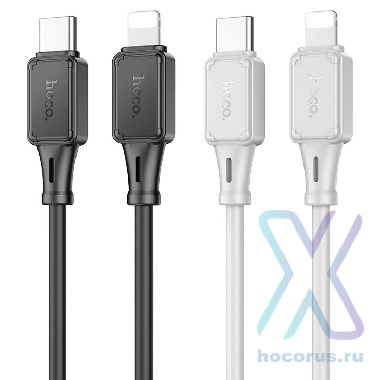 Кабель Type-C HOCO X101 Lightning чёрный 6942007604017 (МСК) оптом