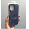 Silicone Case iPhone 12 Pro Max (6.7) темно-синий Накладка силиконовая под оригинал "с логотипом" закрытая 00-00041610 (МСК) оптом
