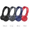 Беспроводные наушники HOCO W25 Promise, Bluetooth, 300 мАч, красный, контроллер с микрофоном 6931474710079 (МСК) оптом