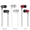 Проводные наушники HOCO M59 Magnificent, Jack 3.5mm, красный, контроллер с микрофоном 6931474703811 (МСК) оптом