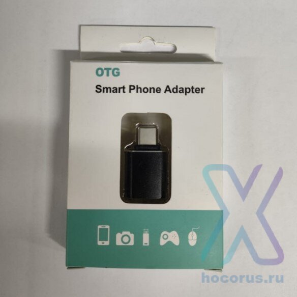 Адаптер-переходник SAMAnd Type-C(m) - USB3.0(f) 2.1A OTG Black оптом