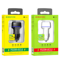 АЗУ BOROFONE BZ14A Mercury, 2*USB, 3A, черный 6931474740007 (МСК)
