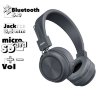 Беспроводные наушники HOCO W25 Promise, Bluetooth, 300 мАч, серый, контроллер с микрофоном 6931474710086 (МСК) оптом
