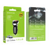 АЗУ BOROFONE BZ15 Auspicious, 2*USB, 2.4A, черный, дисплей 6931474737649 (МСК) оптом