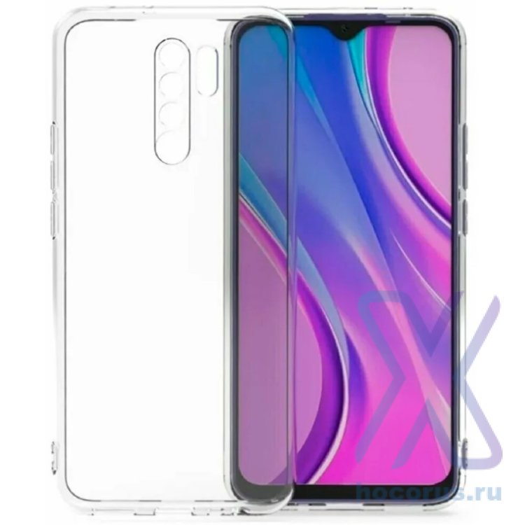 Бампер для телефона Redmi 9  Clear Case с защитой камеры оптом