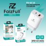 (МСК) СЗУ FaizFull FC74 USB-C 20W+USB-A 18W в коробке R53272 оптом
