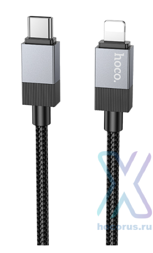 Кабель Type-C HOCO X110 1м Lightning чёрный 6942007646741  (МСК) оптом