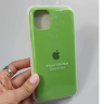 Silicone Case iPhone 11 Pro Max зеленый Накладка силиконовая под оригинал "с логотипом" 00-00044626 (МСК) оптом