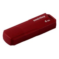 Флеш-накопитель 4 Gb Smartbuy Clue Burgundy
