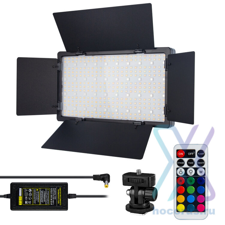 (ИСА.МСК) Светодиодная панель со шторками для фотосъемки LED-800 JBH IS463143 оптом