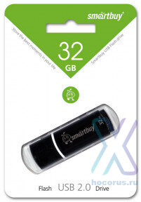 Флеш-накопитель 32 Gb Smartbuy Crown Black оптом