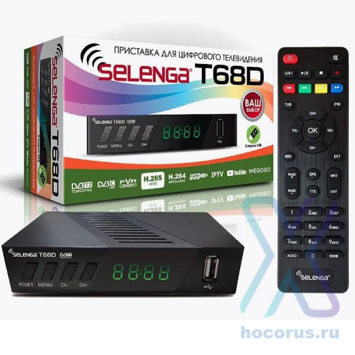 Цифровая приставка DVB-T2 SELENGA T68D оптом