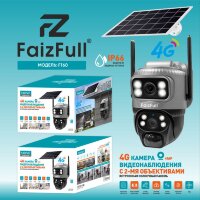 (МСК) Камера 4G Уличная FaizFull FT60 2 объектива*4МР (IP66) АКБ8000Mah R53869